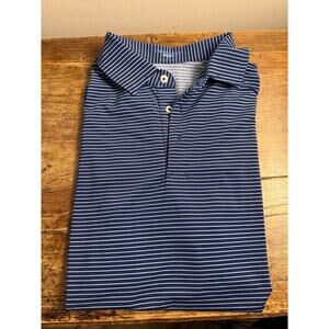 Draddy Sport Navy Striped‎ Polo size small